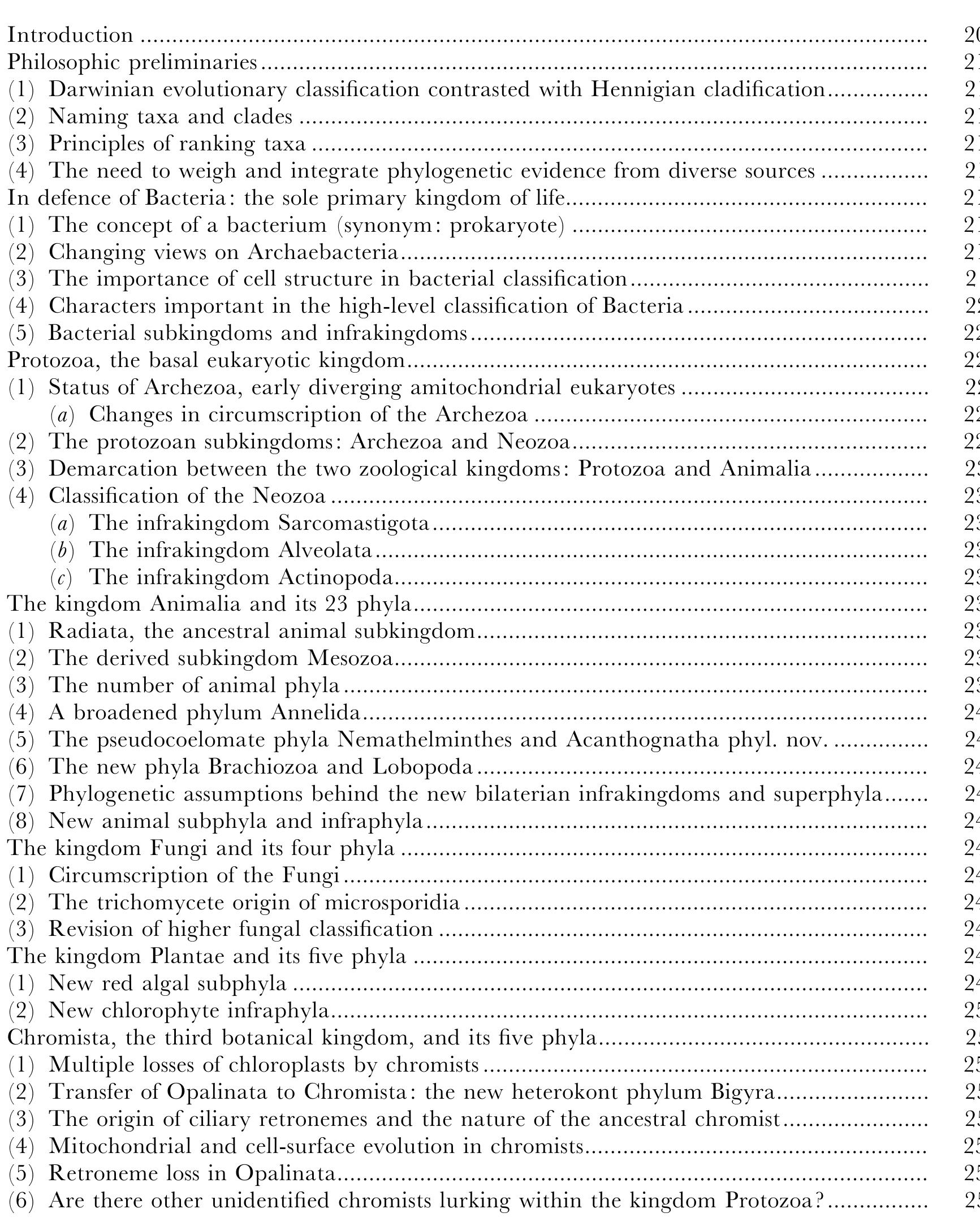 PDF) A revised six-kingdom system of life