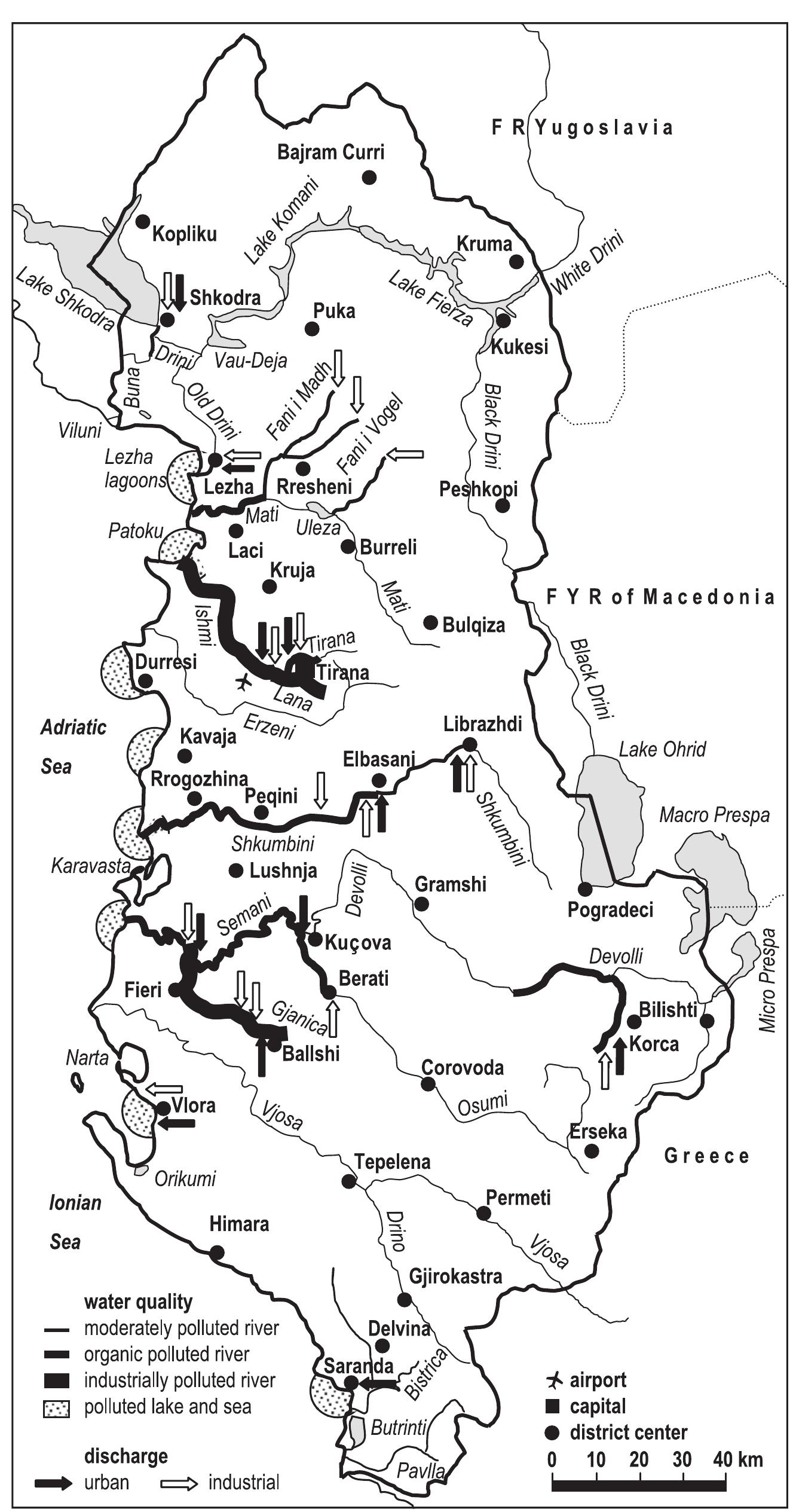 Figure 1 - from Overview of Water Quality of Albanian Rivers