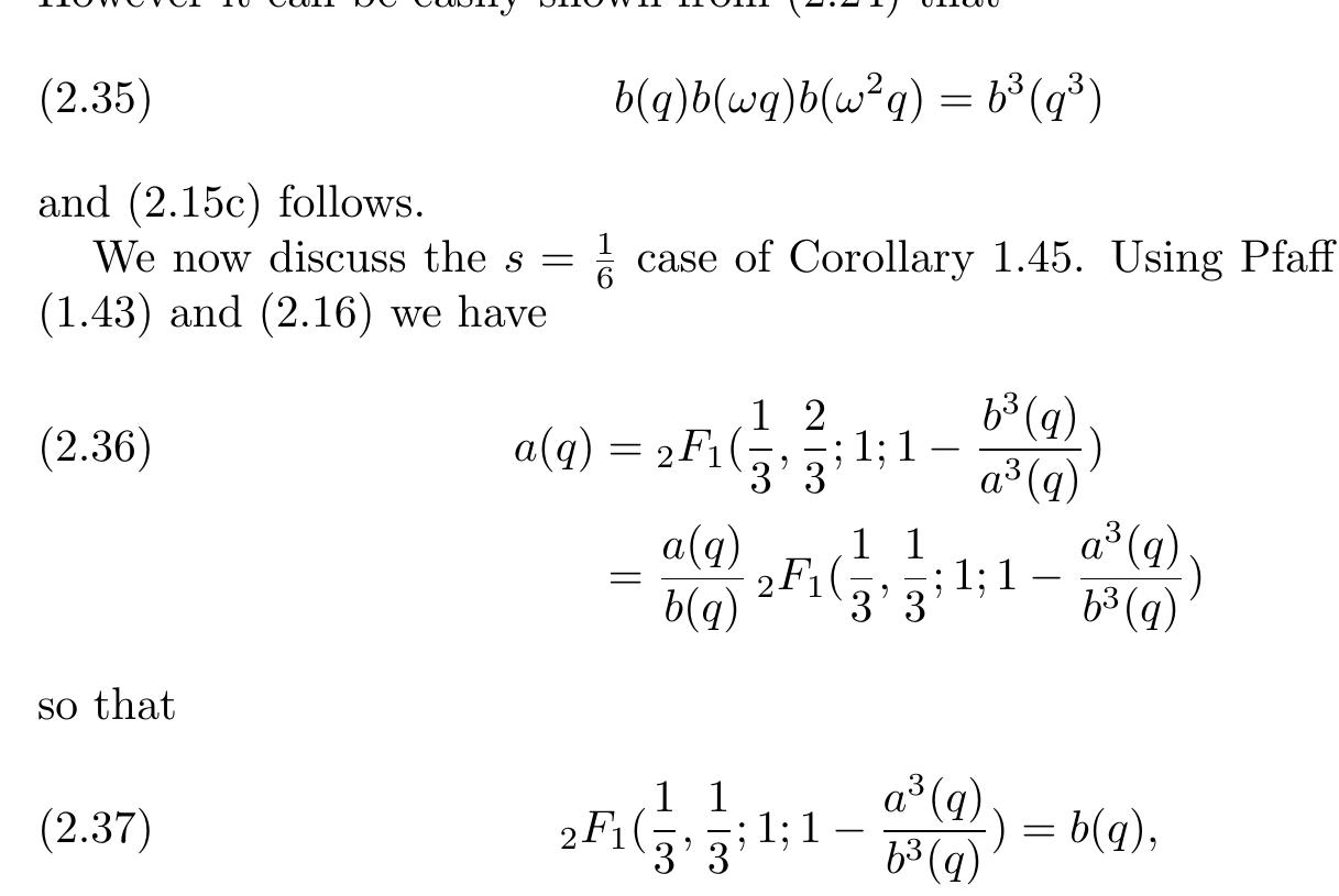 Modular Function Ramanujan (PDF) Cubic modular identities of Ramanujan, hypergeometric functions ...