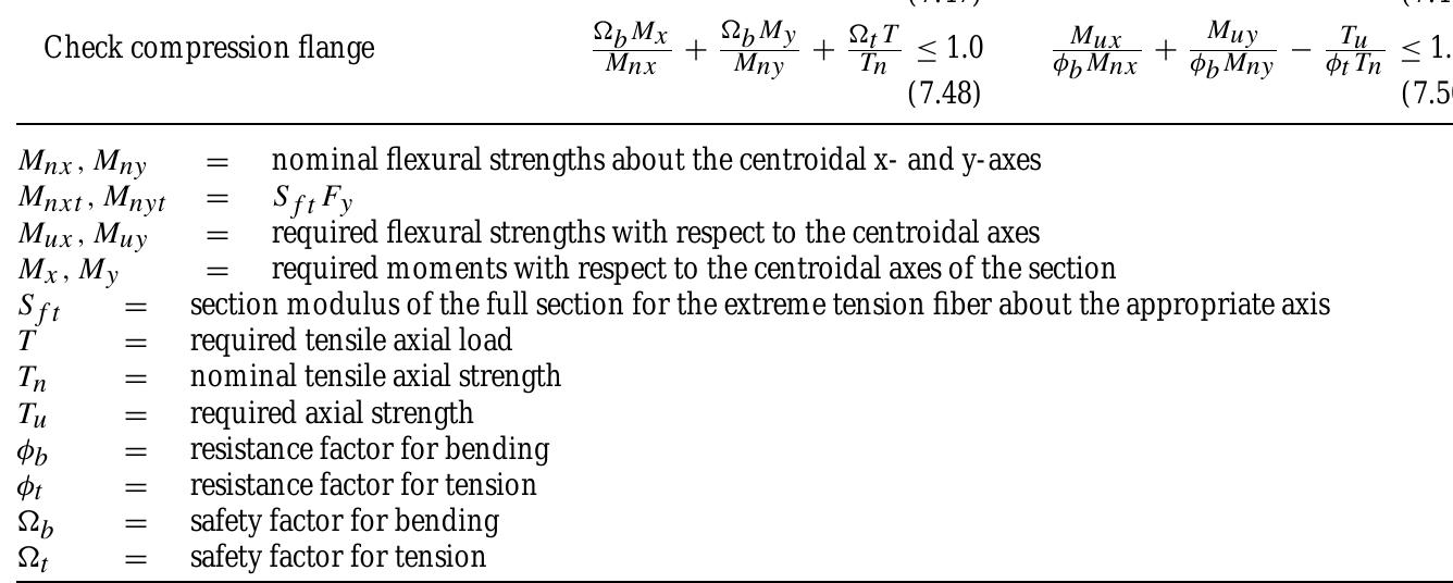 Table 13 - Cold-Formed Steel Structures