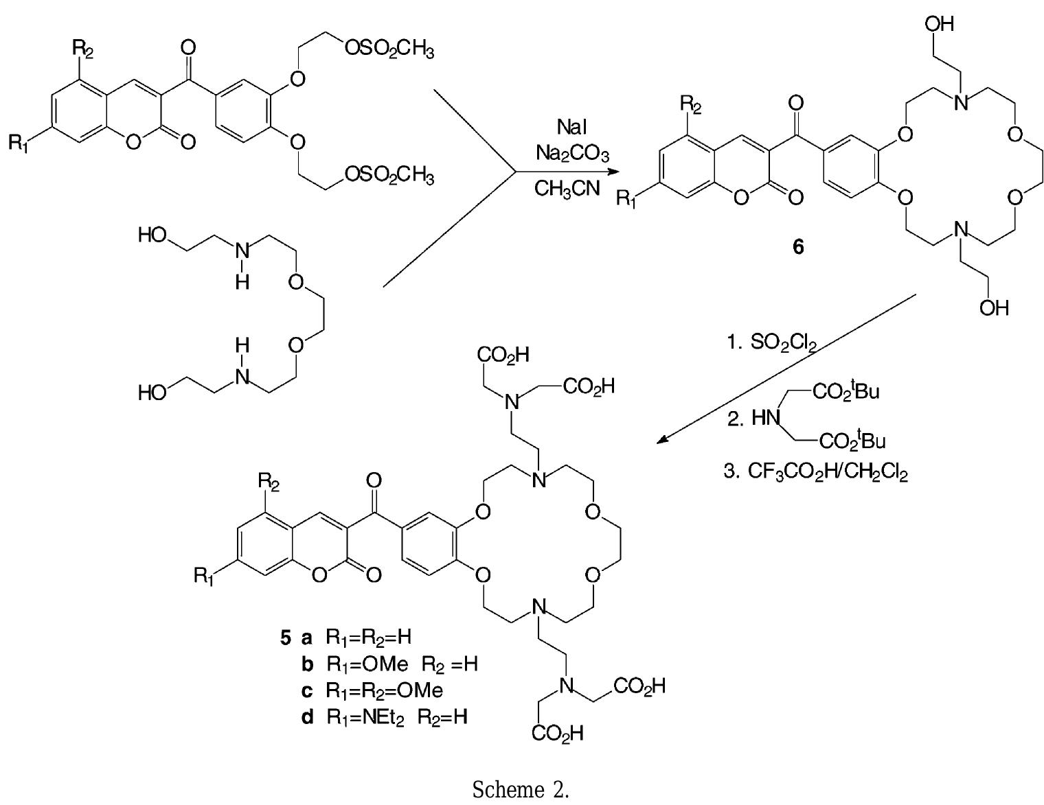 Figure 3 - Synthesis and photochemical properties of new