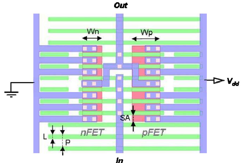 Figure 4 - from Exploring MOL design options for a 20nm CMOS