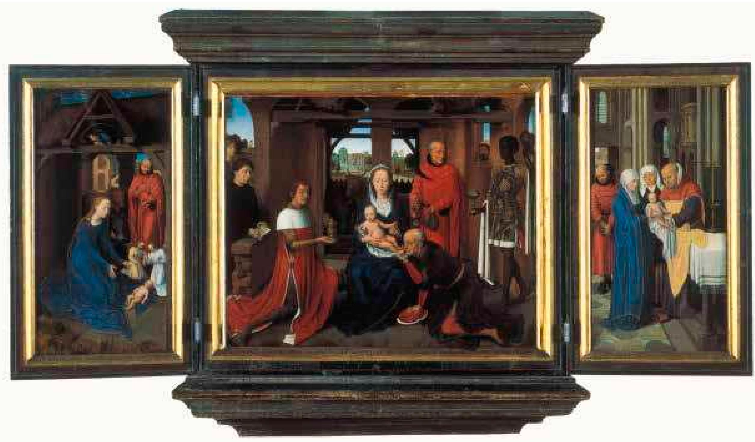 Less the same time as their celebrated altarpiece. mean-