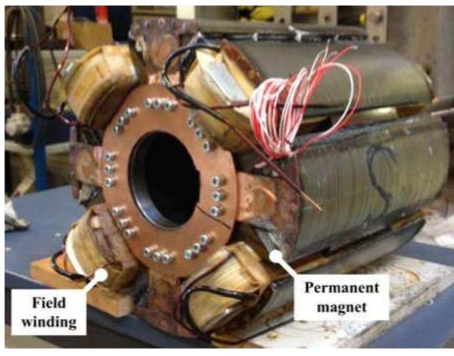 Assembled rotor of the arc-pmsg with acl.