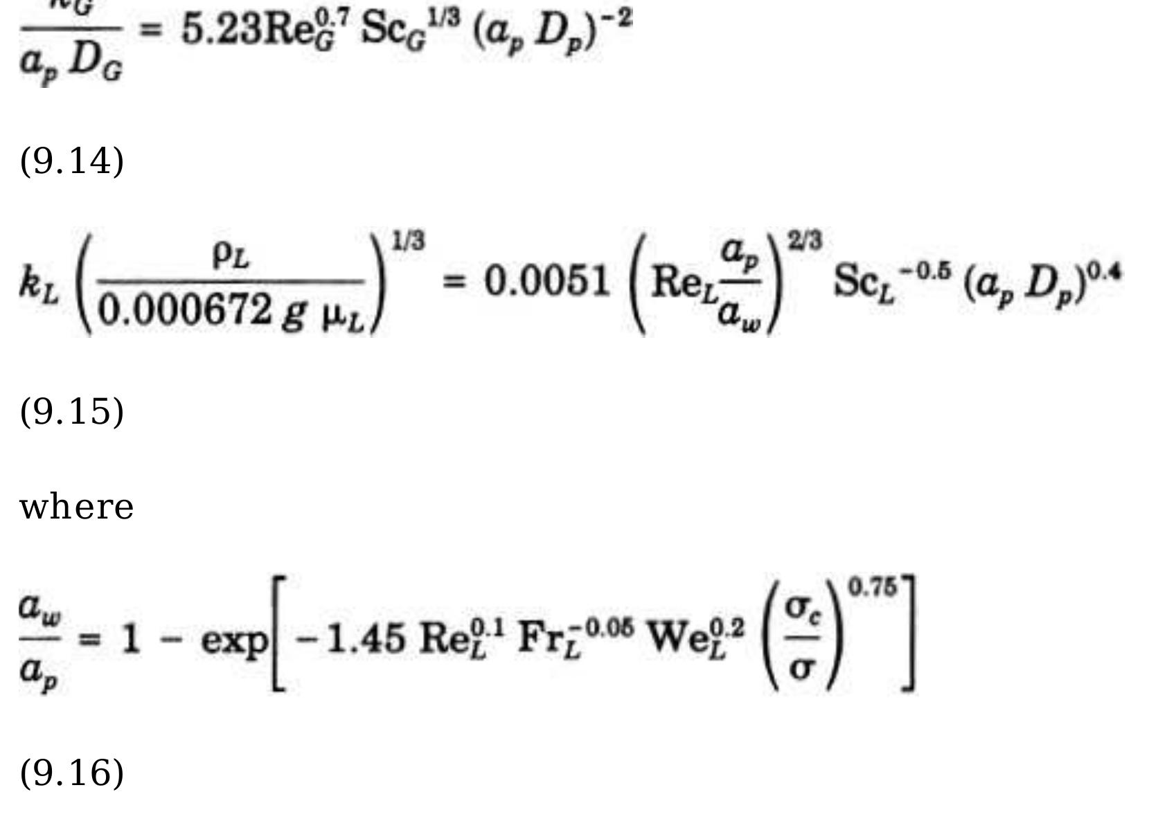 O, is the critical surface tension, and is 75 dynes/cm for