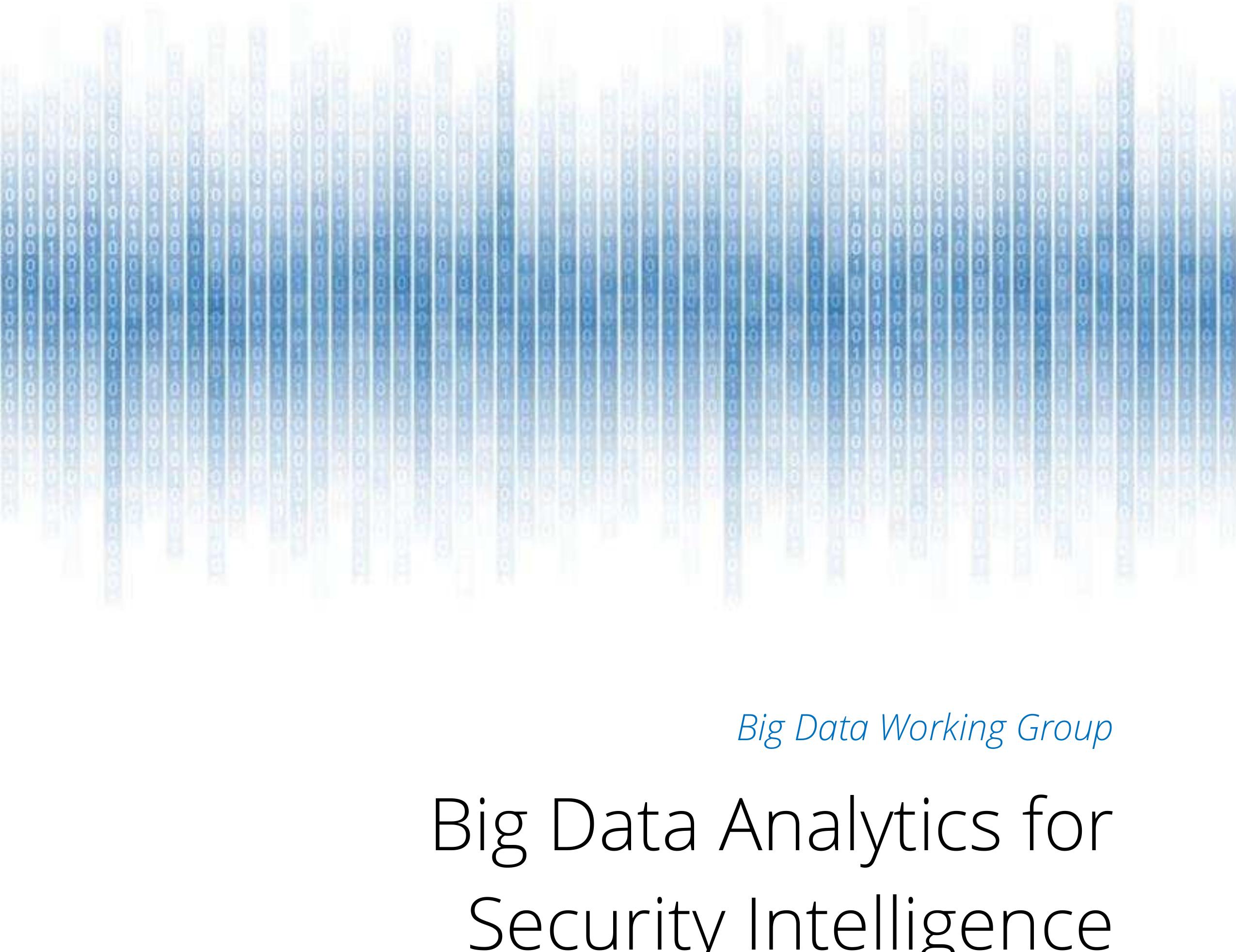 (PDF) Big Data Analytics for Security Intelligence