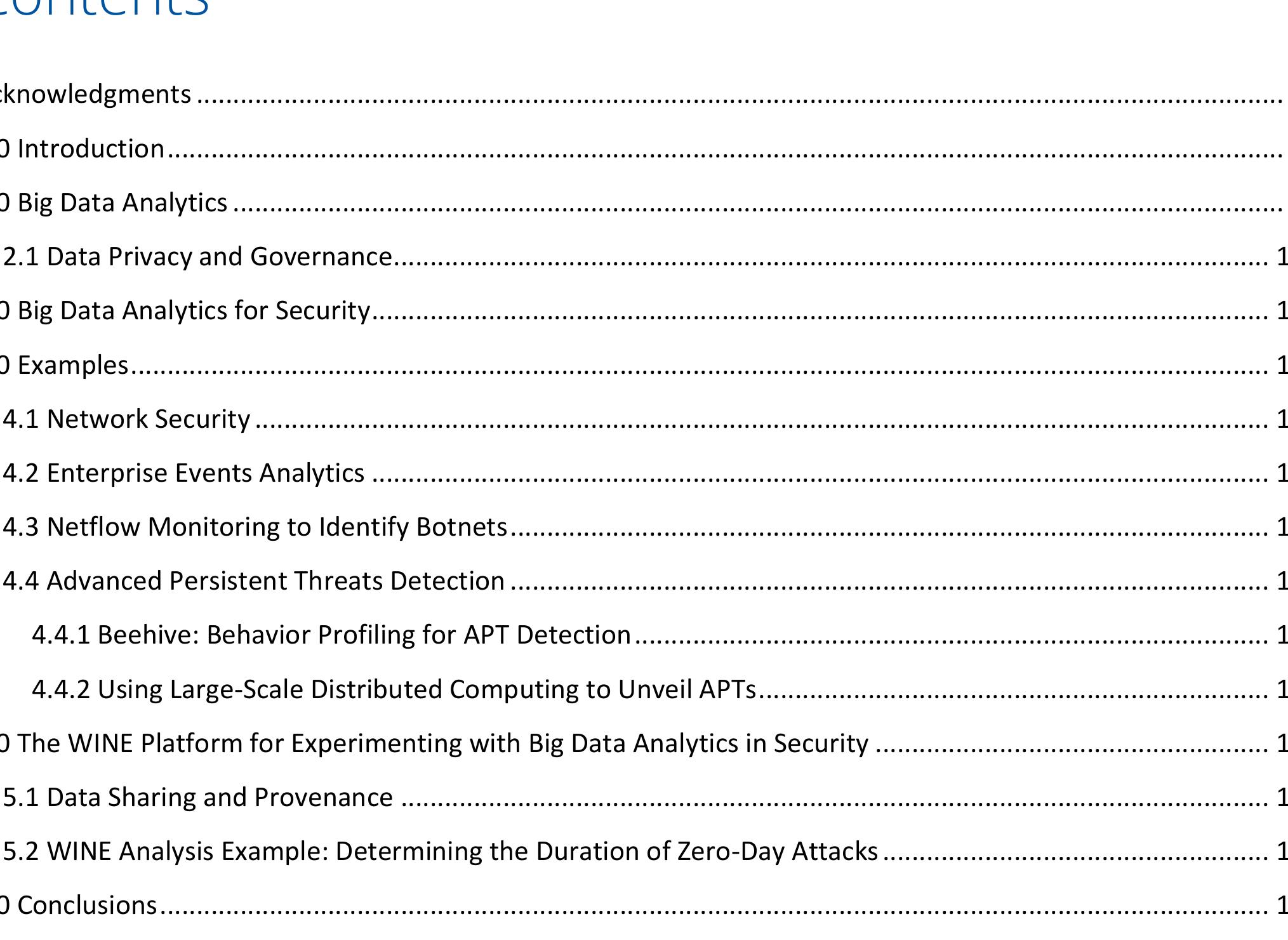 (PDF) Big Data Analytics for Security Intelligence