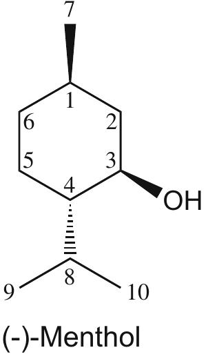Menthol Compound Genetics Figure 2 - from Menthol biosynthesis and molecular genetics