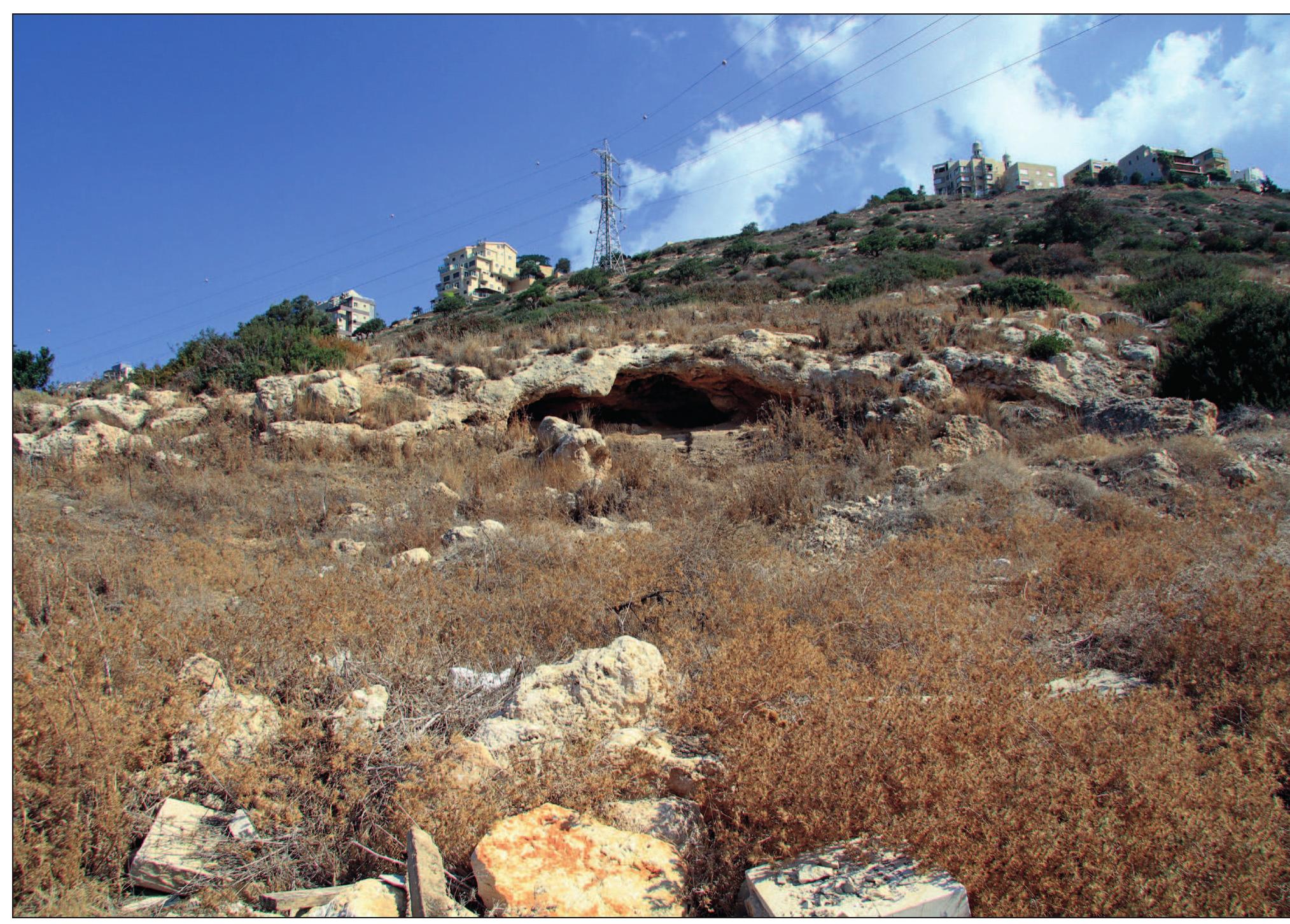 Figure 13. Rock-shelter I, located east (uphill) of the main excavation area. 