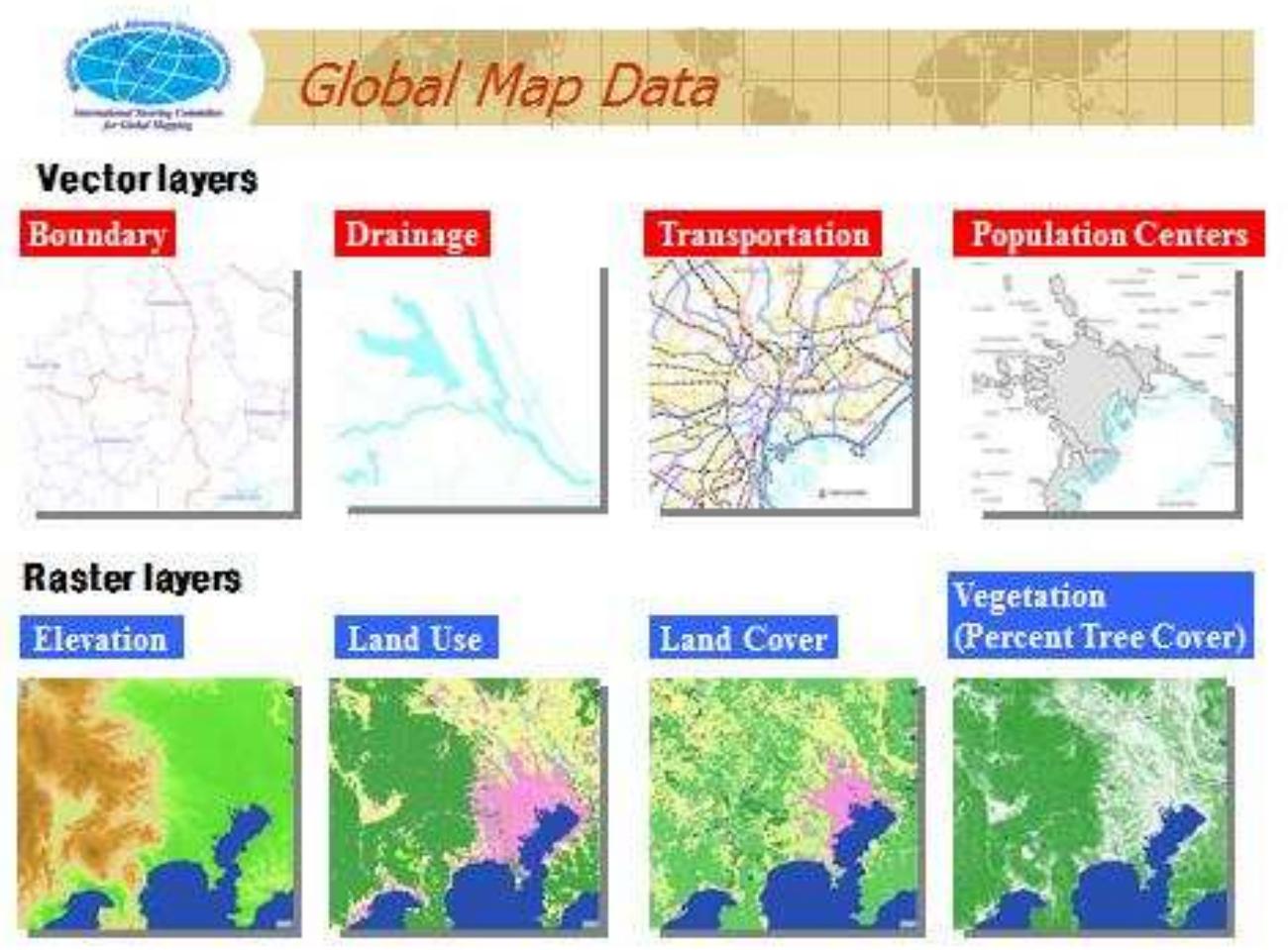 Global Map Performance Eight layers of global map as shown in figure 1, global map