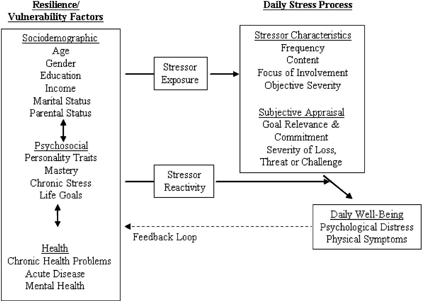 (PDF) Resilience and Vulnerability to Daily Stressors Assessed via ...