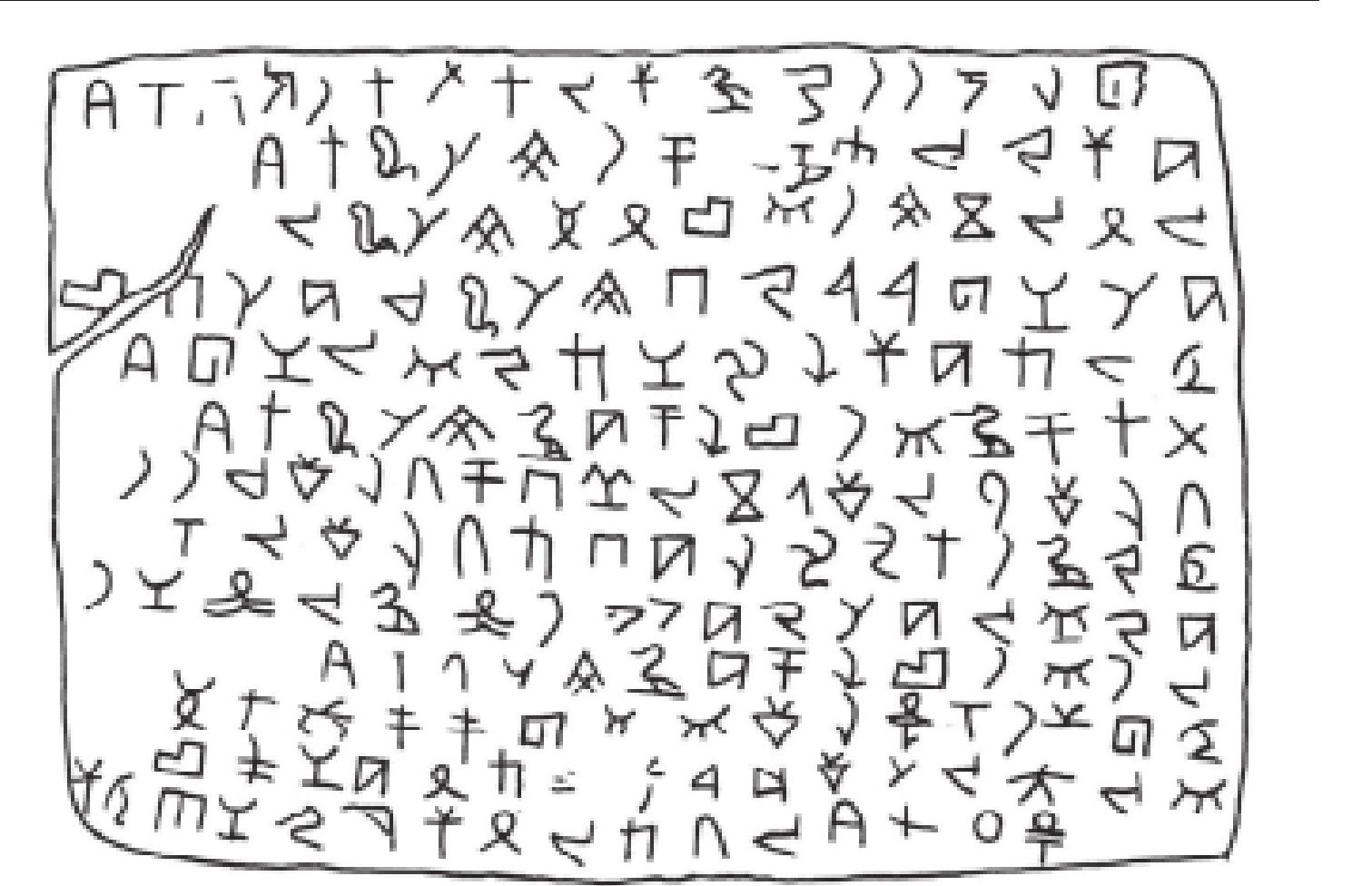 Alphabetic Scripts Figure 1 - from Early alphabetic scripts and the origin of