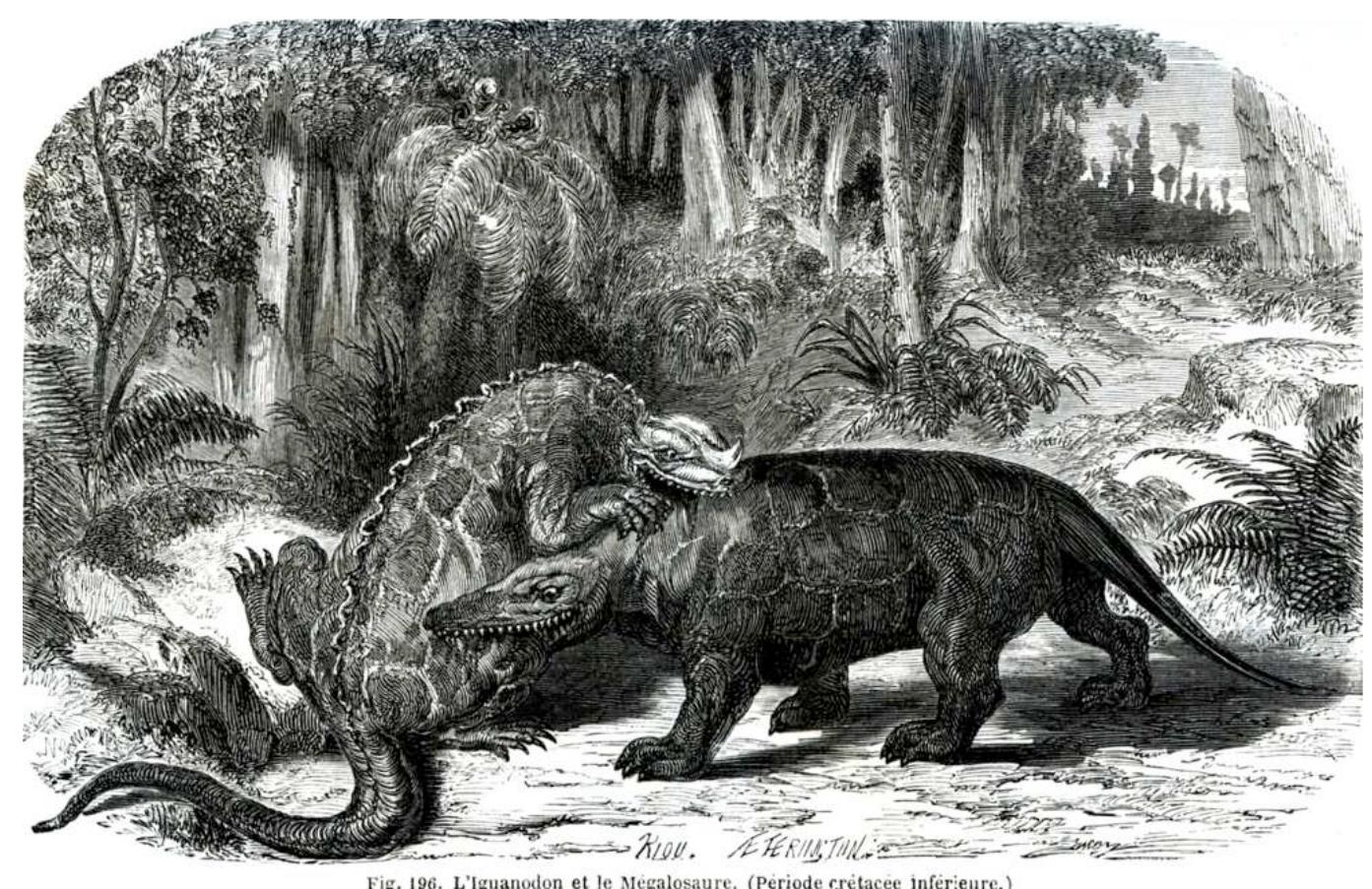 Fig. 4. Louis Figuier, La Terre avant le déluge, 1864. 