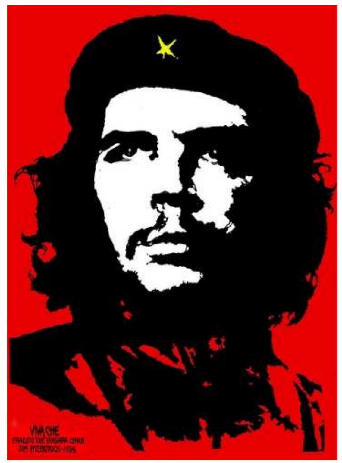 Fig. 7. Jim Fitzpatrick, "Viva Che", affiche, 1968. 