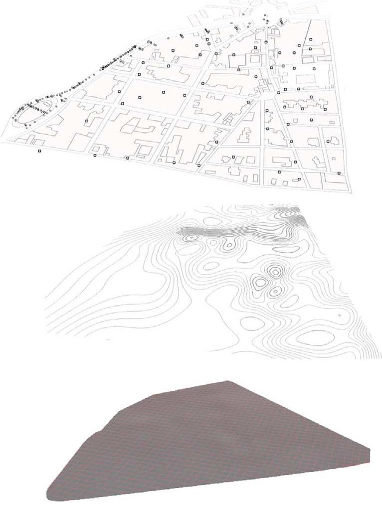 Figure 15 — Stages of the construction of the soil sur- face after the works. 