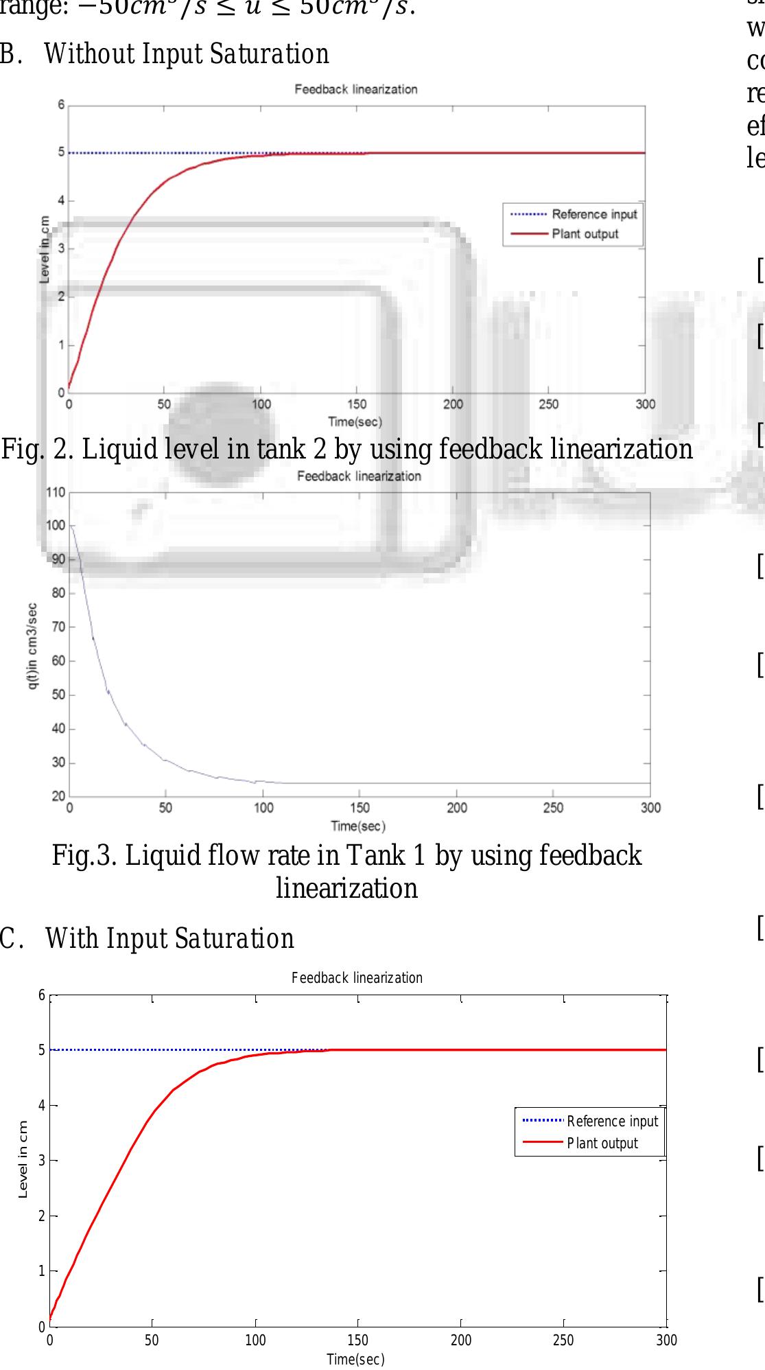 (PDF) Level Control of Coupled Tanks System using Feedback ...