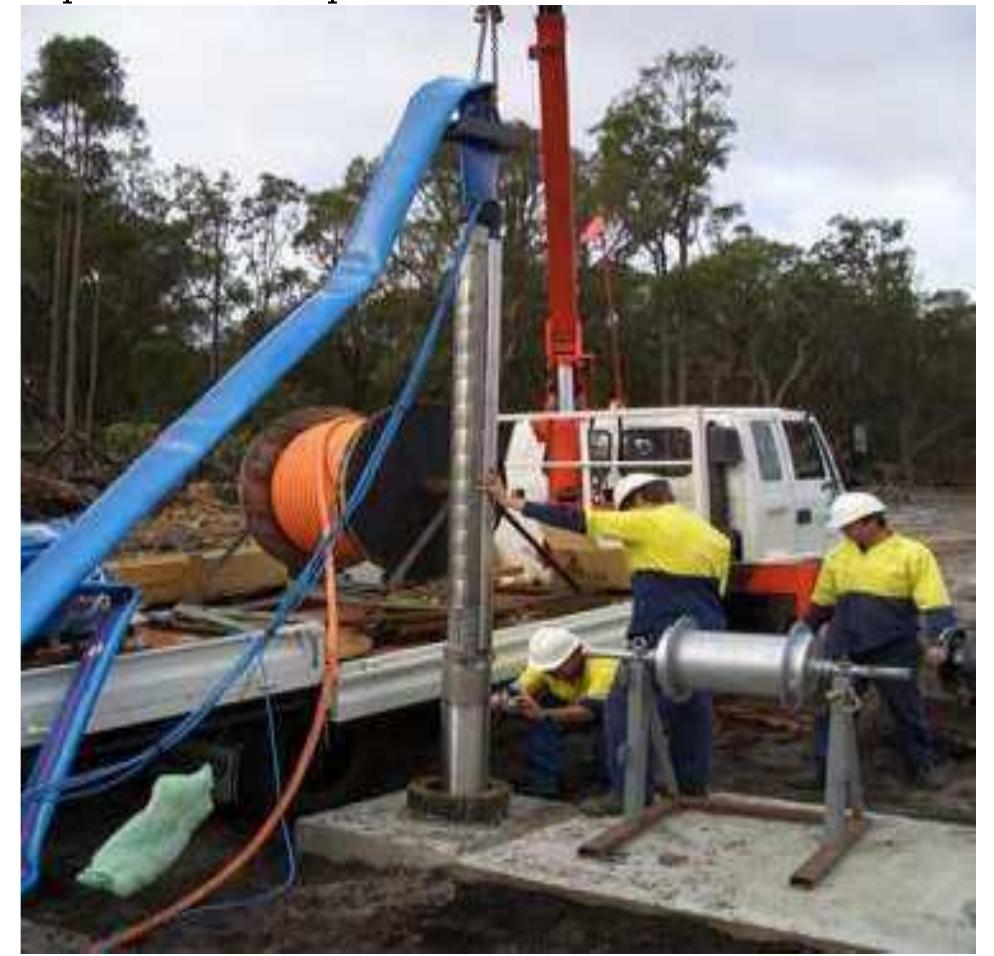 Submerging Auto Machine Figure 5 - from An Overview of Bore Well Motor Pump
