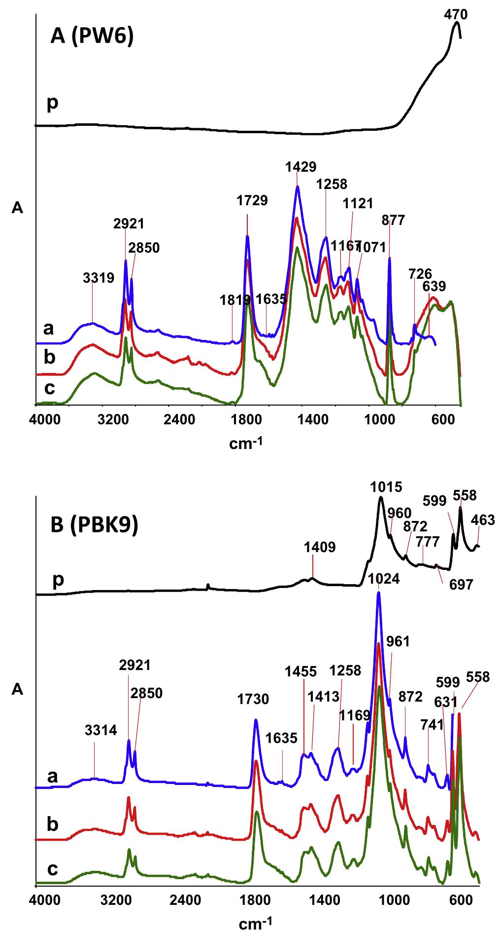 Fdoc Graphics S. 6. ftir spectra of alkyd resin paint replicas prepared