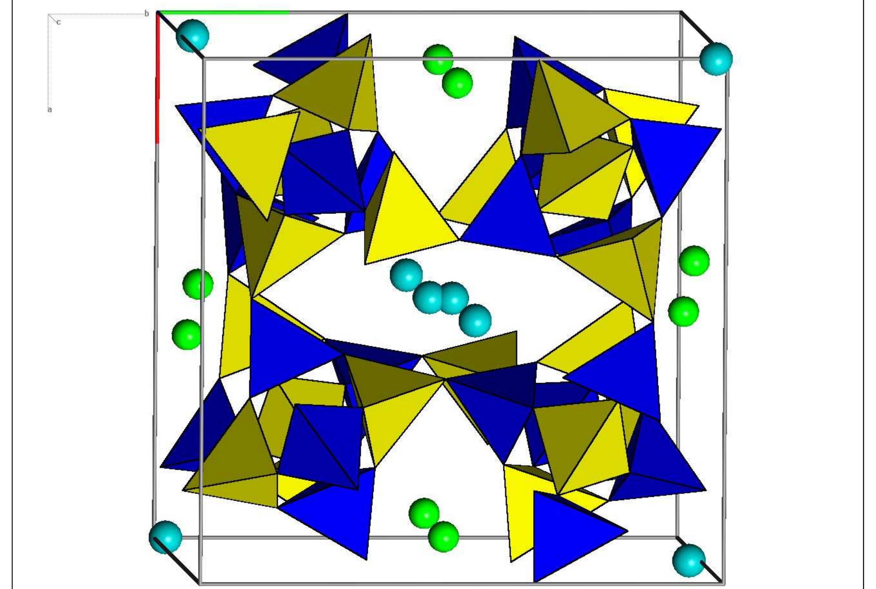 Figure 69 - Crystal Structures and Cation Sites of the