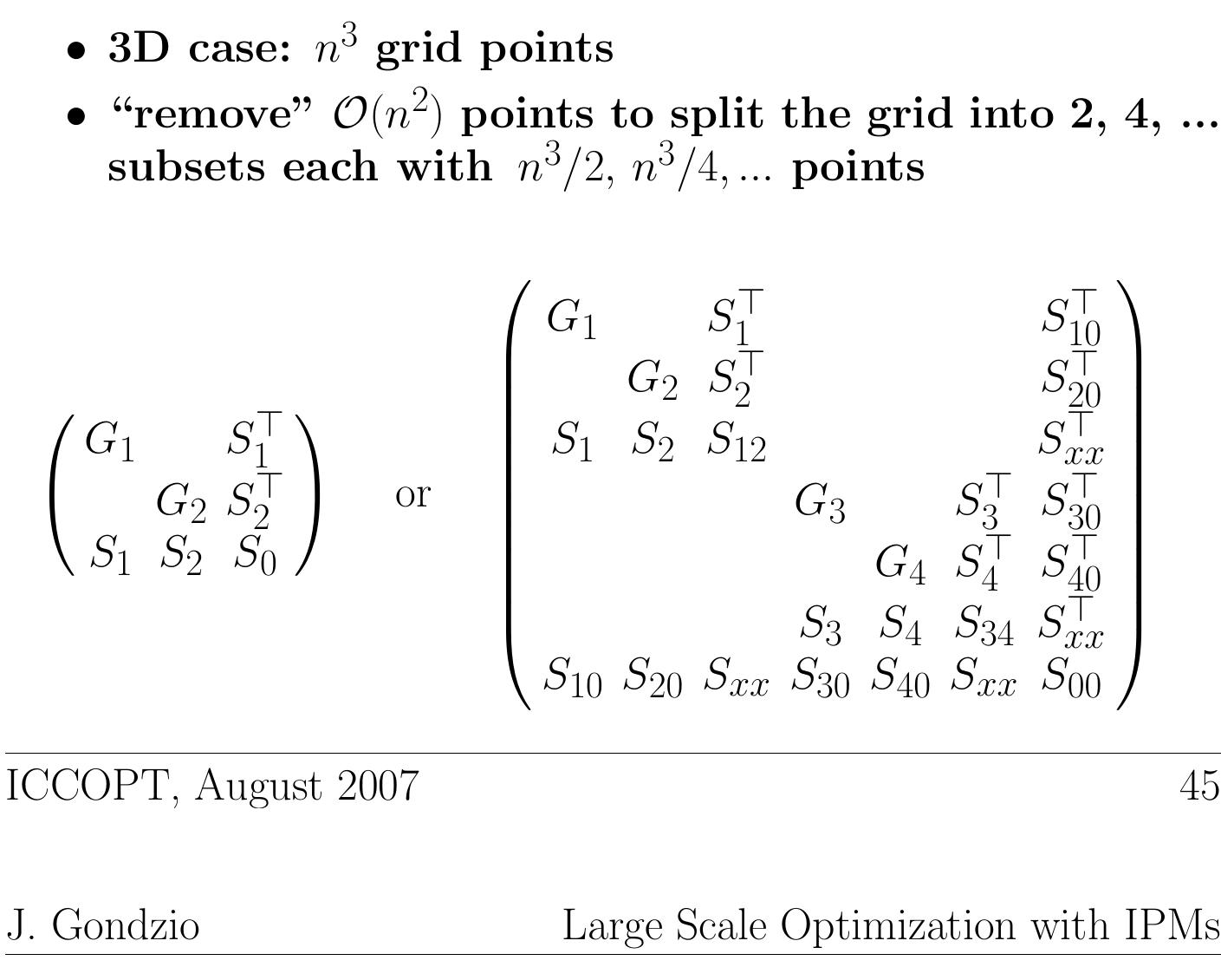 Interior Point Method Examples (PDF) Large Scale Optimization with Interior-Point Methods