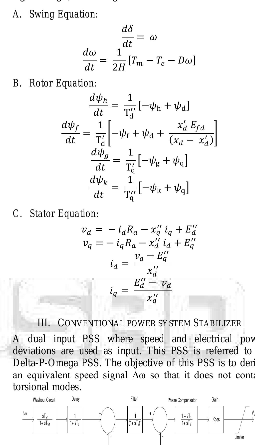(PDF) Modelling and simulation of power system stabilizer using fuzzy logic