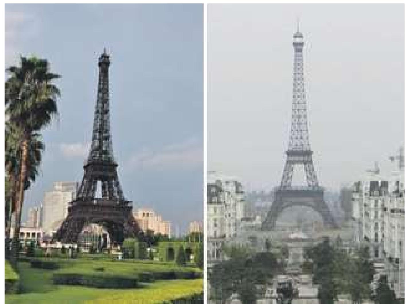 Figure 04, Replicas of Eiffel Tower in China Shenzhen,Hangzhou, will be placed 