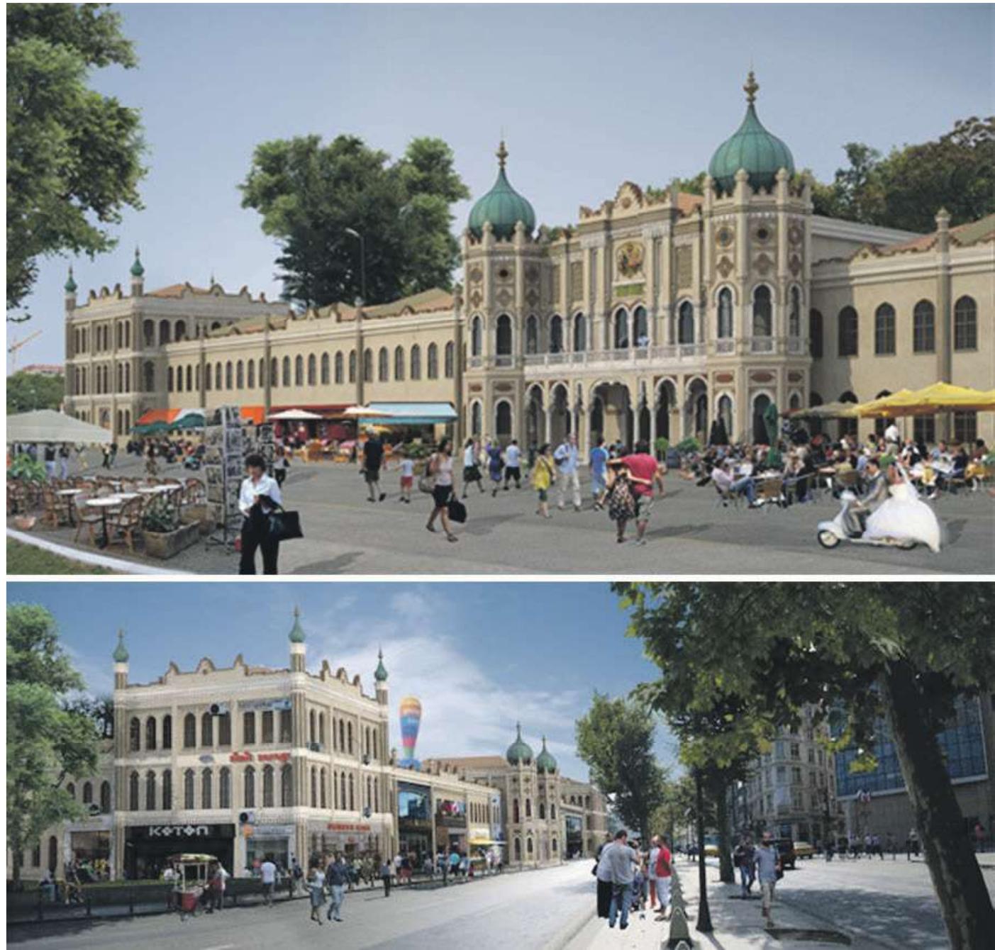 Figure 10, Shopping Center-Barracks Replica Project, will be placed 