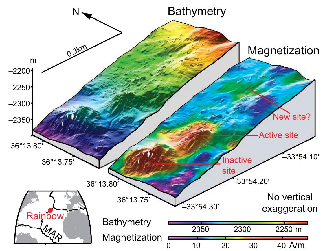 Positive Ridge Figure 3 - from The magnetic signature of ultramafic-hosted