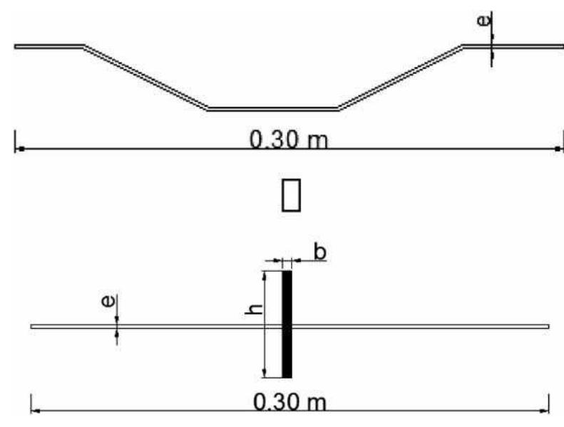 Trape Plate Modeling of the trapezoidal plate in accordance with clause