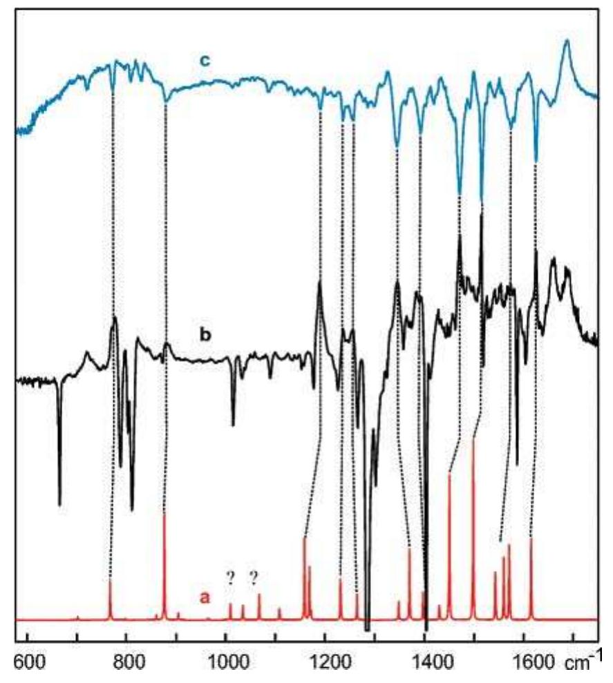 (a) ir spectrum of 17 calculated by b3ly p/6-31g*; (b) ir