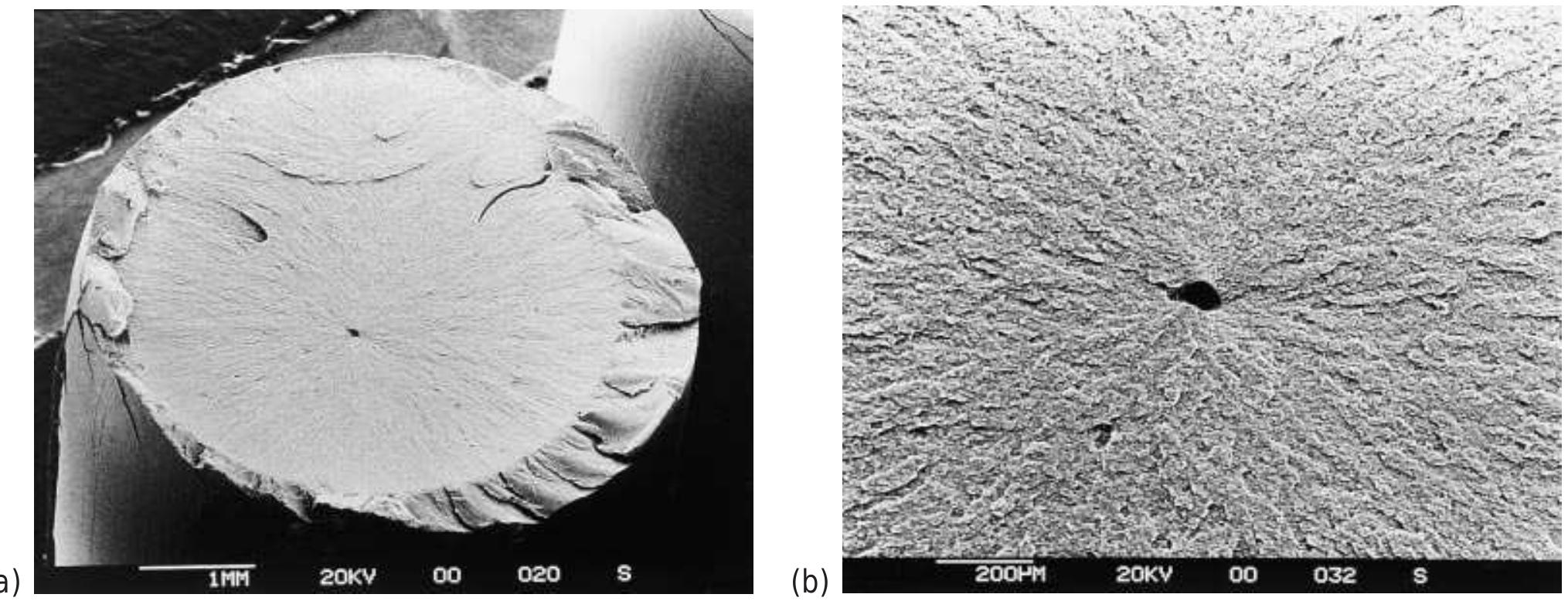 (a) sem micrograph of the tensile fracture surface of a #5