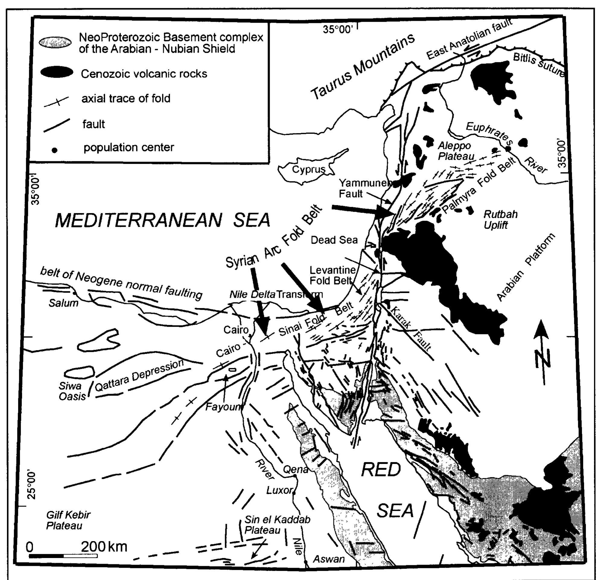 (PDF) Neotectonics and fluvial geomorphology of the Northern Sinai ...