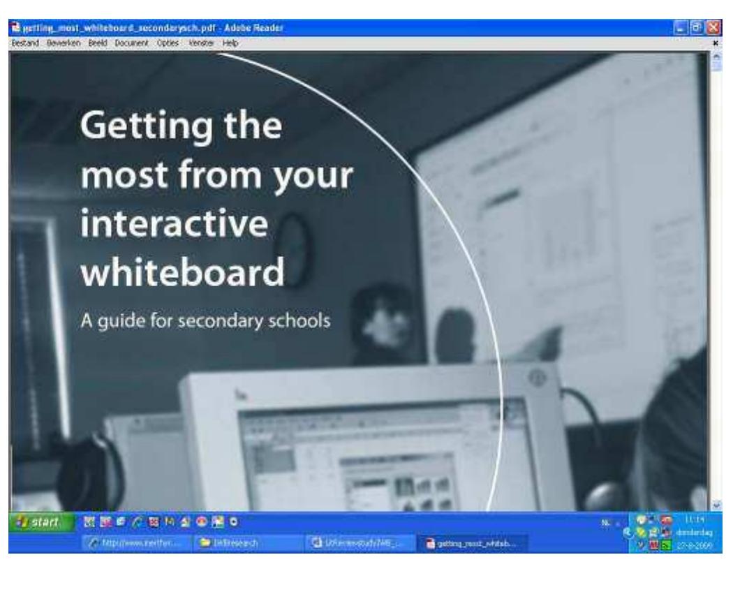 (PDF) Interactive Whiteboards in educational practice: the research ...