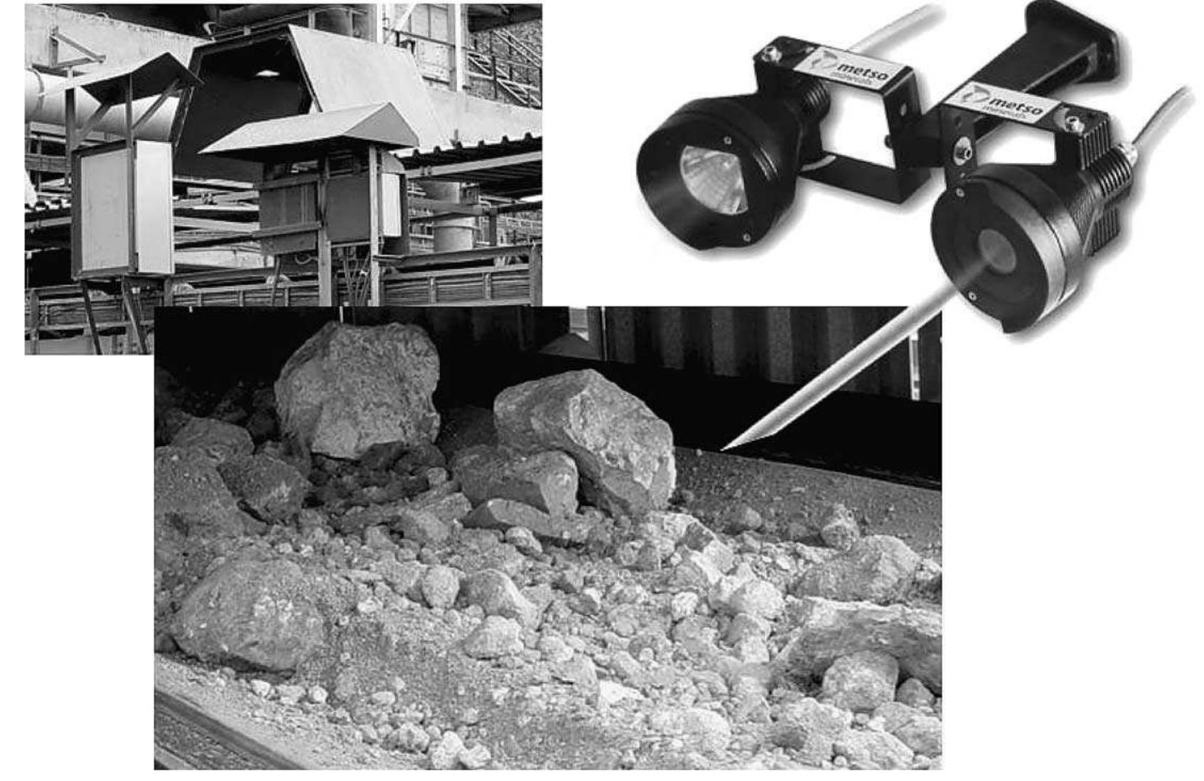 Visiorock installation over a conveyor belt. visiorock may