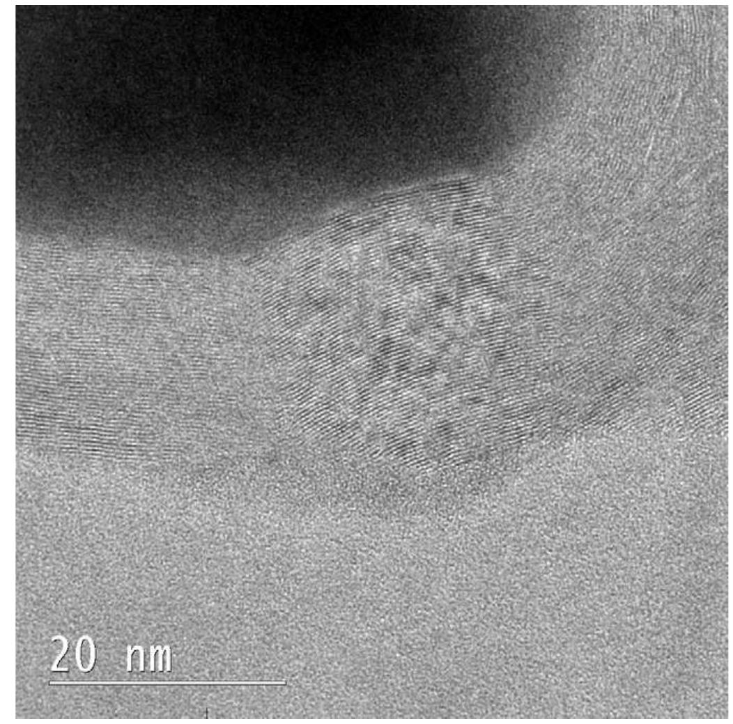 Graphitic Rings Tem Figure 4 - from Synthesis of carbon nanotubes directly over