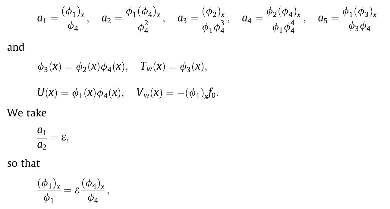 Where the subscript x denotes differentiation with respect