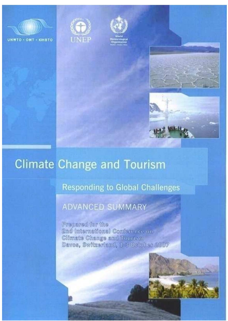(PDF) Climate change and tourism: Responding to global challenges