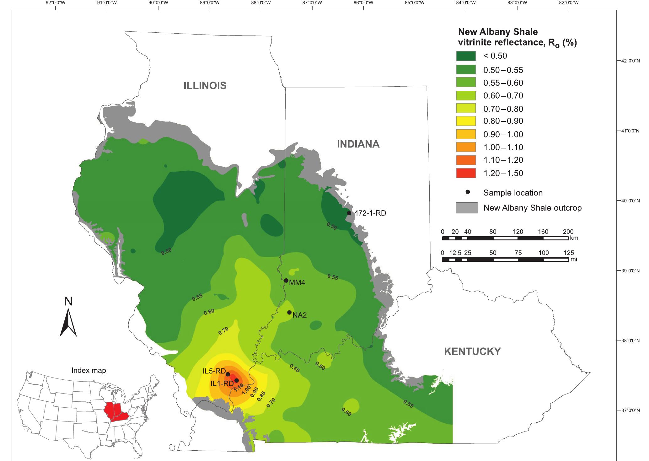 (PDF) Porosity of Devonian and Mississippian New Albany Shale across a ...