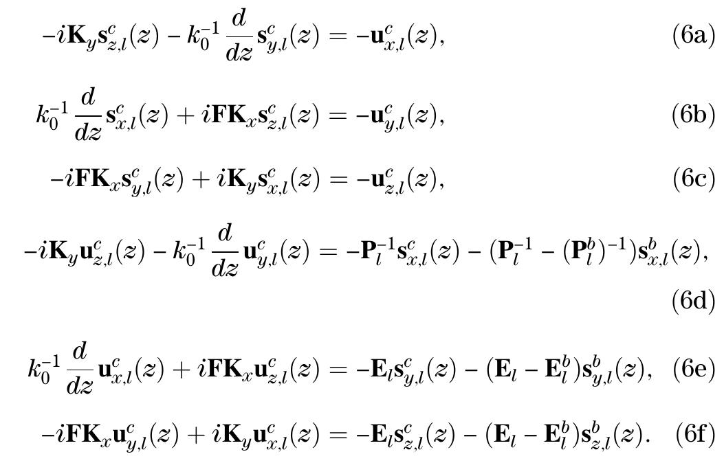The s-matrix algorithm is derived from the matrix t; and