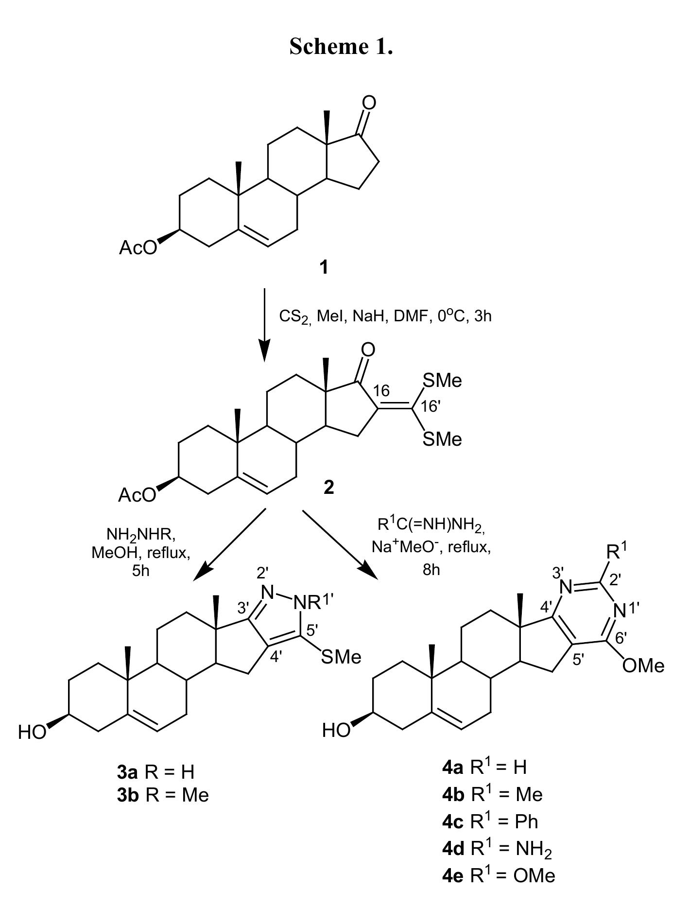 (PDF) Synthesis of New Pyrazole and Pyrimidine Steroidal Derivatives