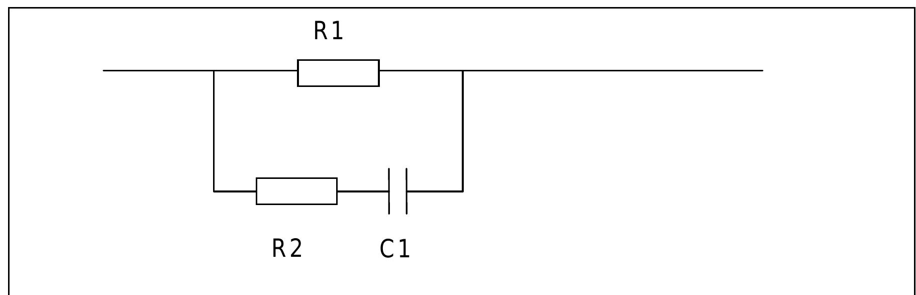 Lead Rythm Circuit O: diagram showing a simple phase lead circuit