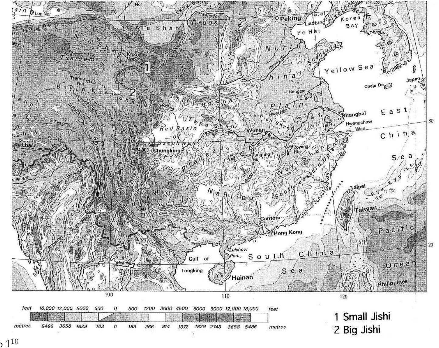 ing immortality.2 The same location of the Yellow River source is found in a series of other texts — the Mu Tianzi zhuan FER FE (“Narrative of the Son of Heaven, Mu”, discovered in AD 279 in the tomb of King Xiang #£ of the Wei # kingdom, who had died in 296 BO), the Enya (HE dictionary (ca. 24 cent. BC), and the Shuying zhu IKRGE (Commentary on the ‘Ttineraries of Rivers”’) by Li Daoyuan iH 7c (AD 4692-527).  In modern physical maps Kunlun is represented as a mountain range in the north-western part of the Tibetan Plateau (see Map 1), but at least seven major identifications of Kunlun with different mountains in the western regions of contemporary China are proposed in traditional Chinese scholarship, and even more identifications, sometimes well beyond the western regions, are advanced in sinological literature.'! The Shangshu, specifically the 