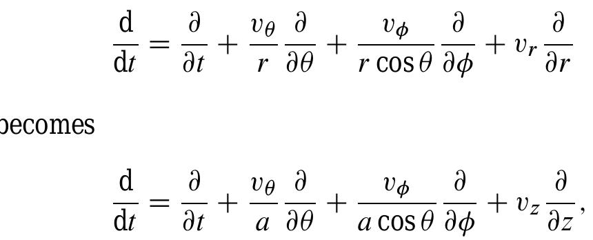 Another common simplification 1s to replace, to frst order,