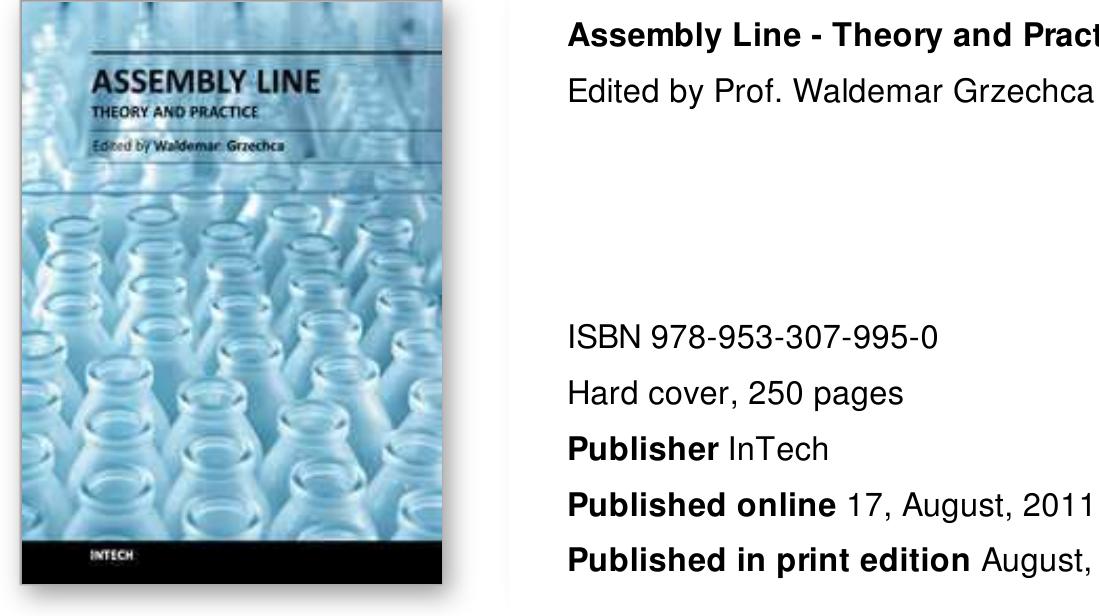 (PDF) 2 Assembly Line Balancing and Sequencing