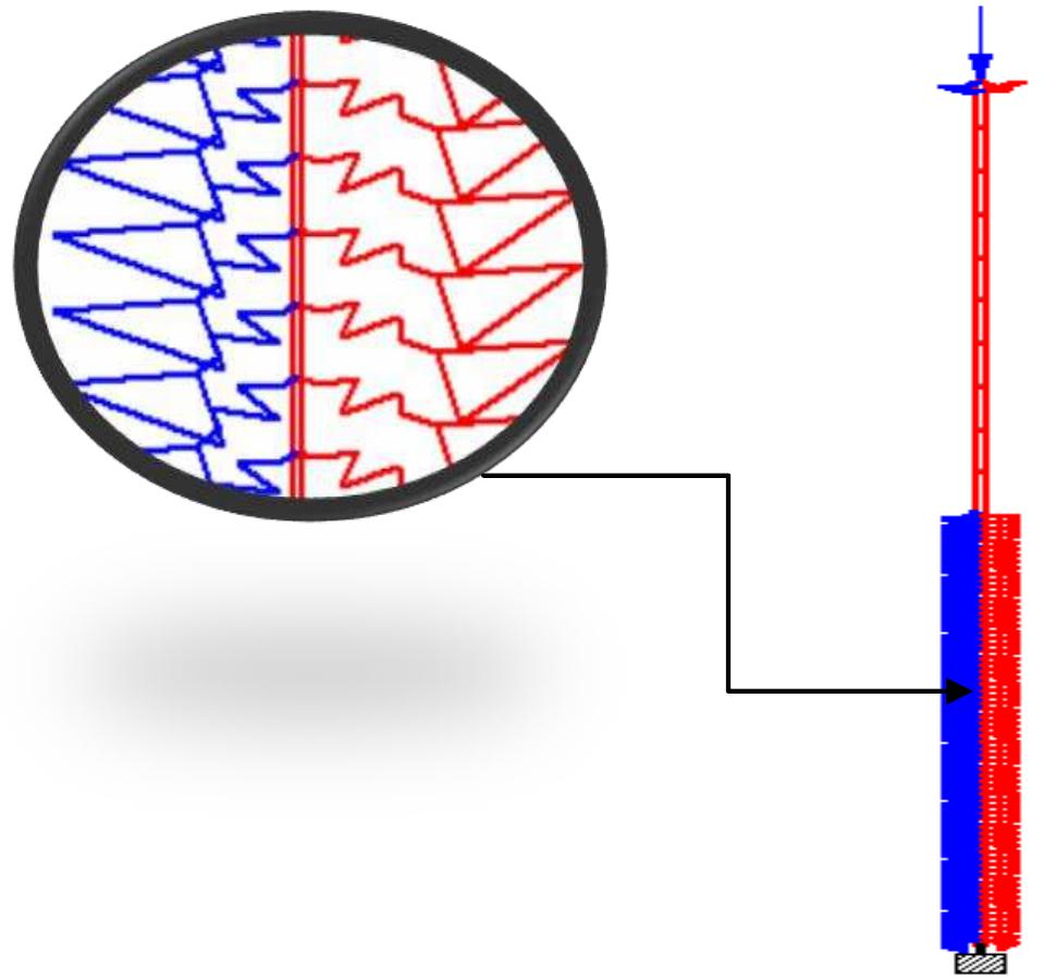 -1 figure of the finite element model review and below is a