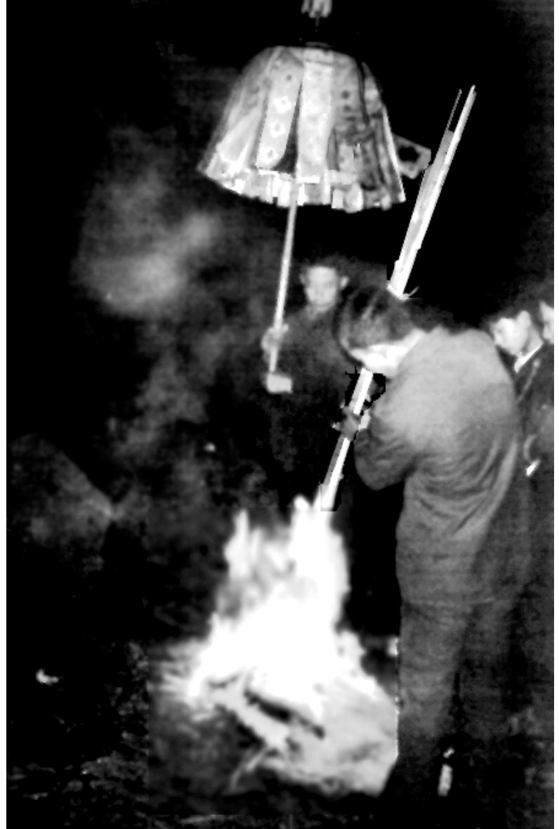 Figure 2: Invitation of the yang- shen with wanminsan at the shetan (Maotan Yao) 