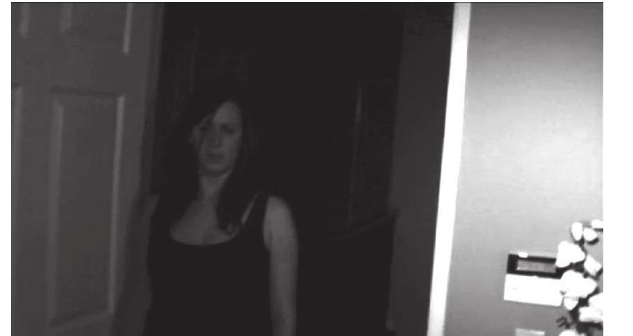 Figure 4. Then leaving her in the dark corner of the image as he moves right... 