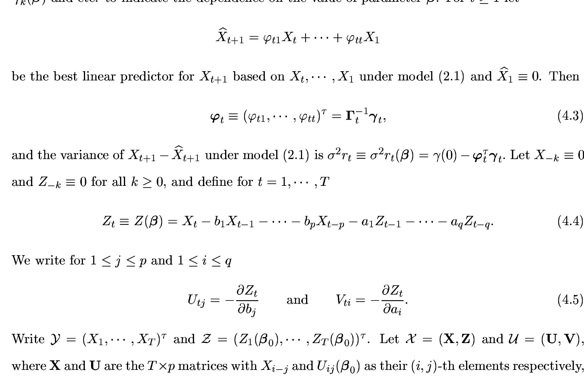 (PDF) Gaussian Maximum Likelihood Estimation For ARMA Models. I. Time ...