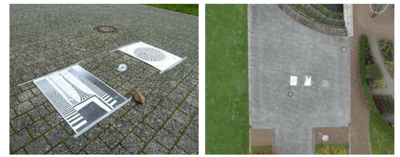 The siemens star and koren chart the ao-size siemens star