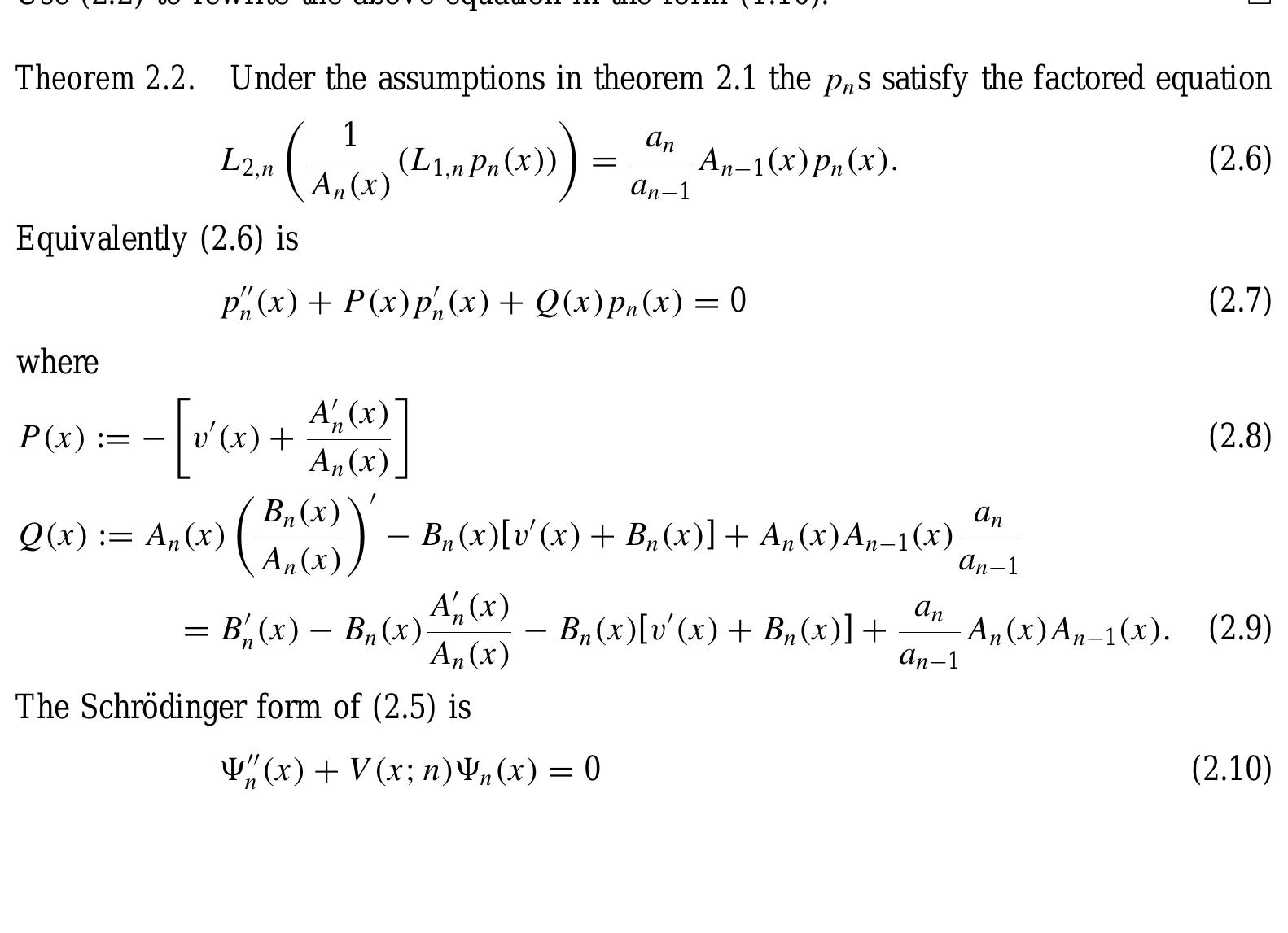 (PDF) Ladder operators and differential equations for orthogonal ...